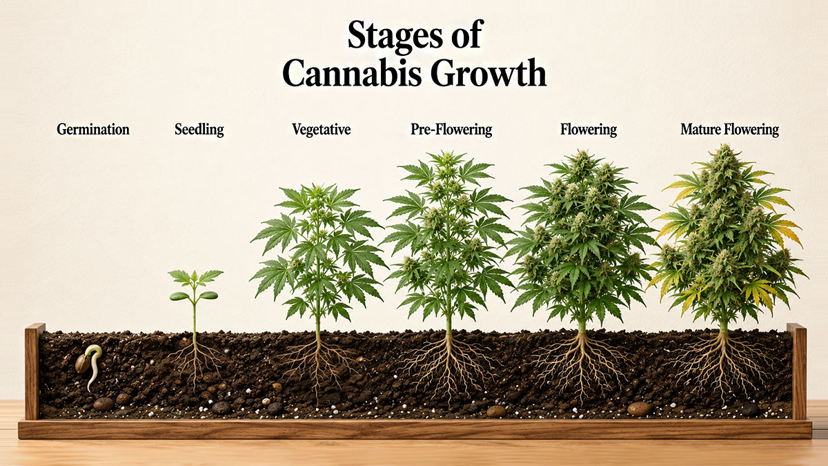 Cannabis Growth Stages: From Seed to Harvest