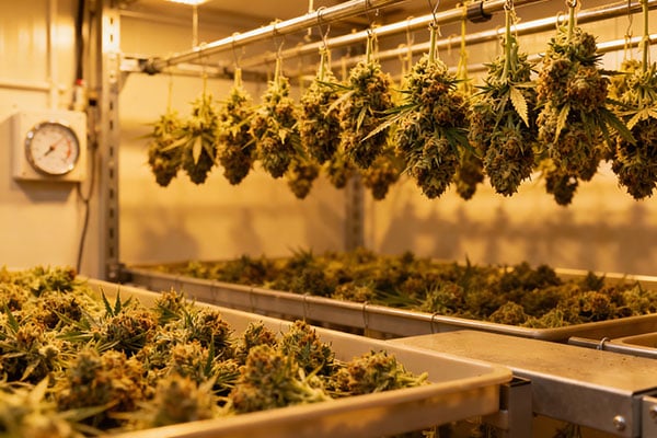Optimal Cannabis Drying Conditions to Preserve Quality: Temperature